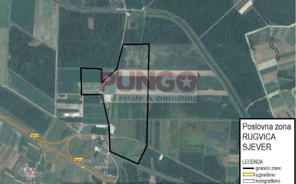 Poslovna zona Rugvica SJEVER_kartografski prikaz (1)